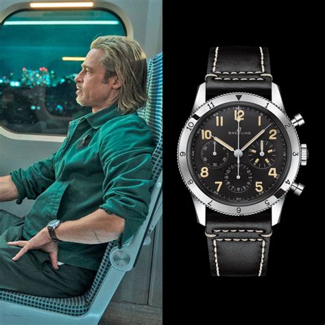 breitling brad pitt|brad pitt's rolex bullet train.